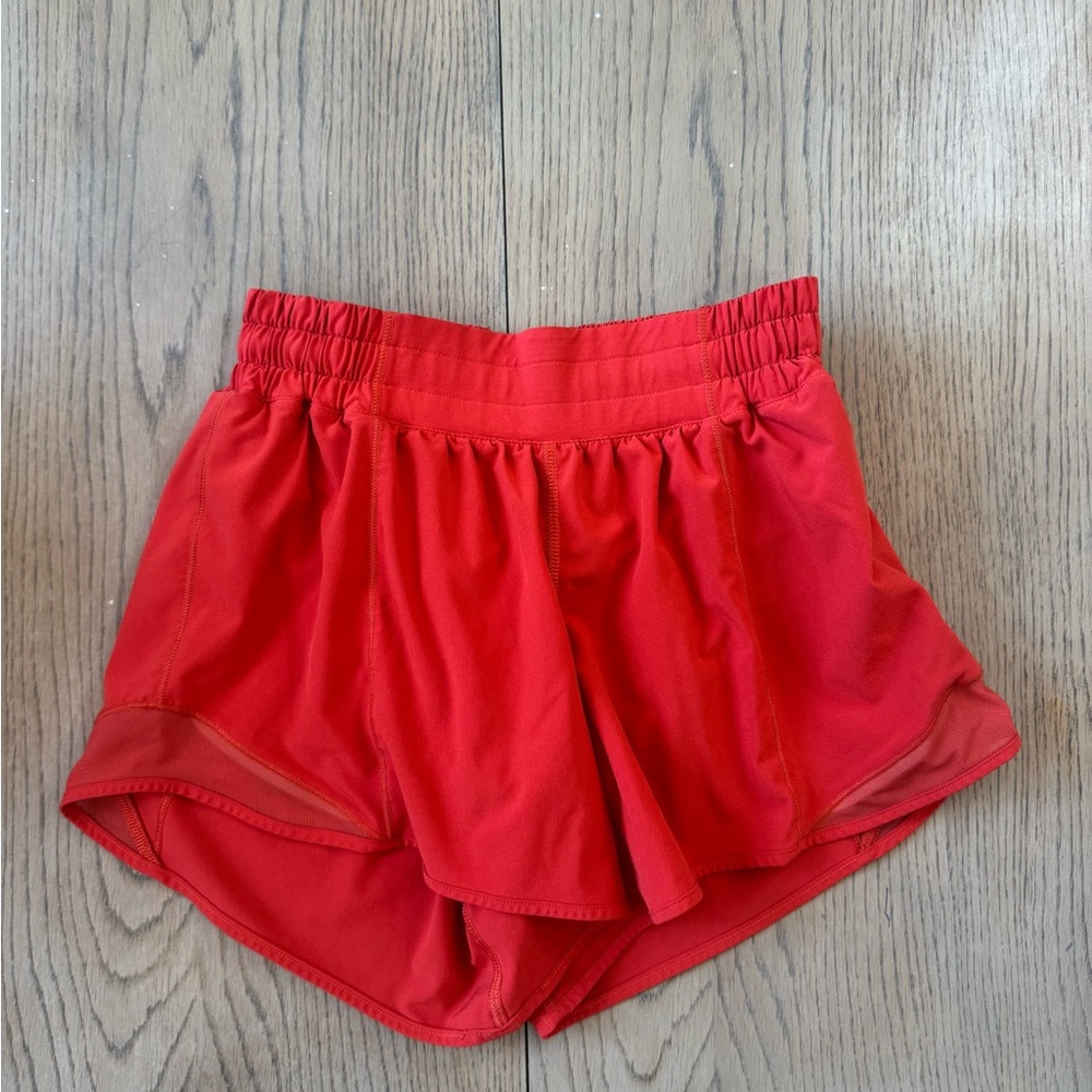 Lululemon Athletica Red Athletic Shorts size 4
4”